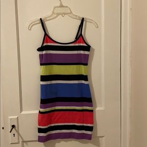 Multi color summer slim fit dress